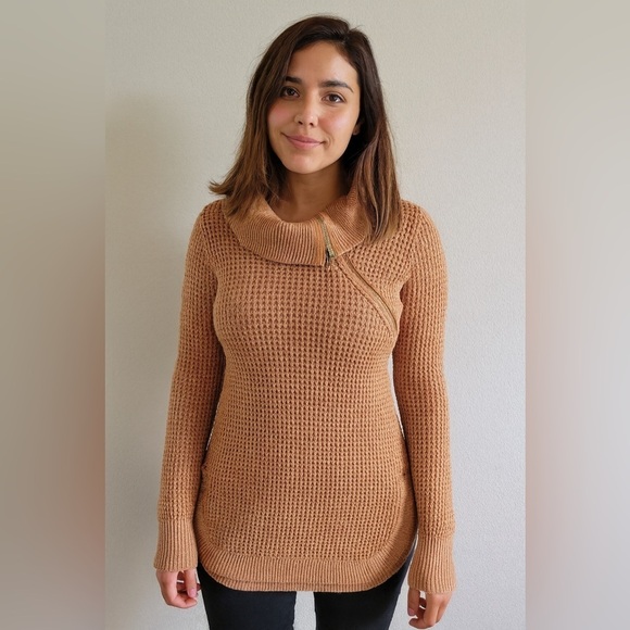 GBG Los Angeles Sweaters - GBG Los Angeles Camel Cowl Neck Sweater